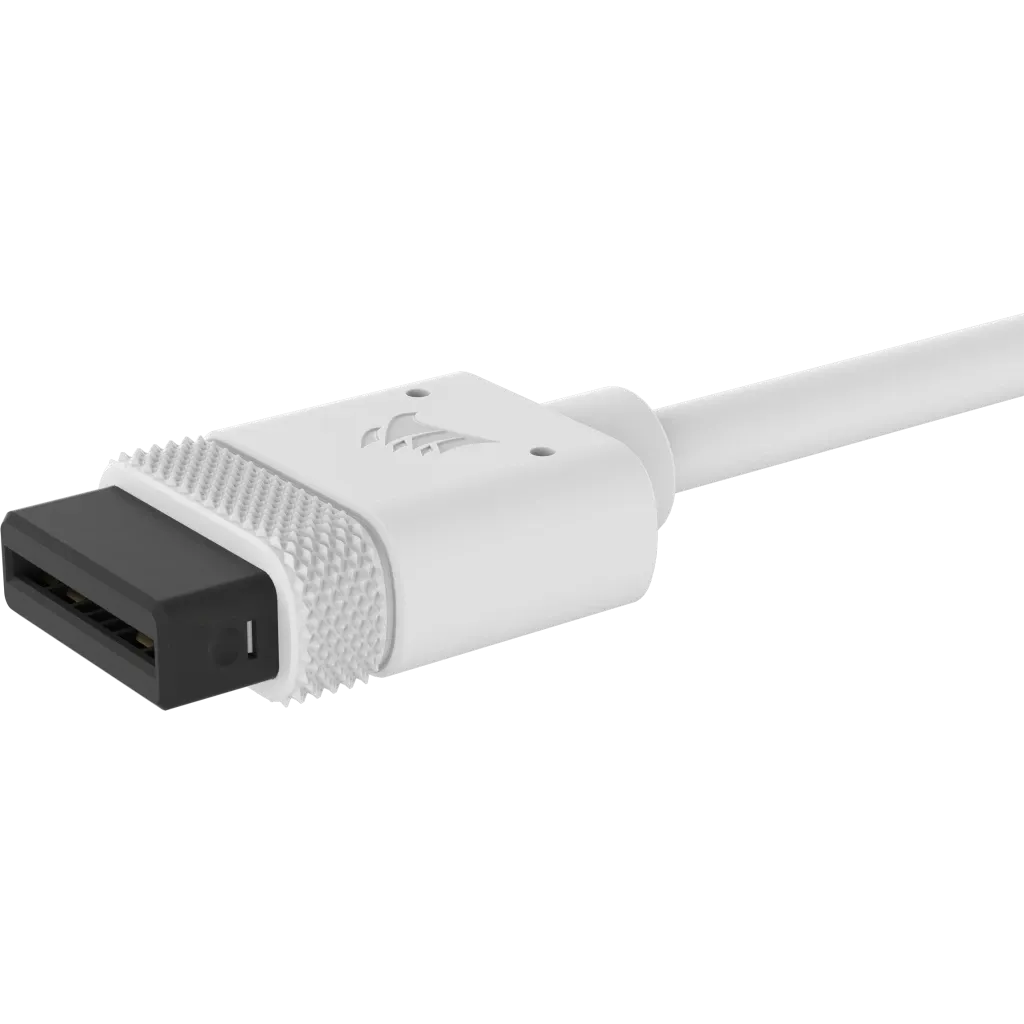 Corsair iCUE LINK Cable; 1x 600mm Y-Cable with Straight connectors; White