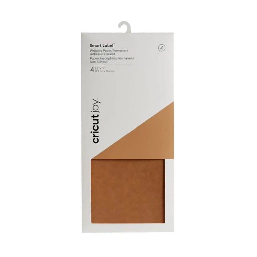 Cricut Joy Smart Labels 14x30cm 4-pack (Kraft Brown