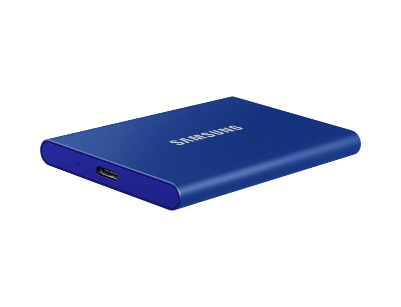 SAMSUNG 500 GB T7 PORTABLE SSD - INDIGO BLUE