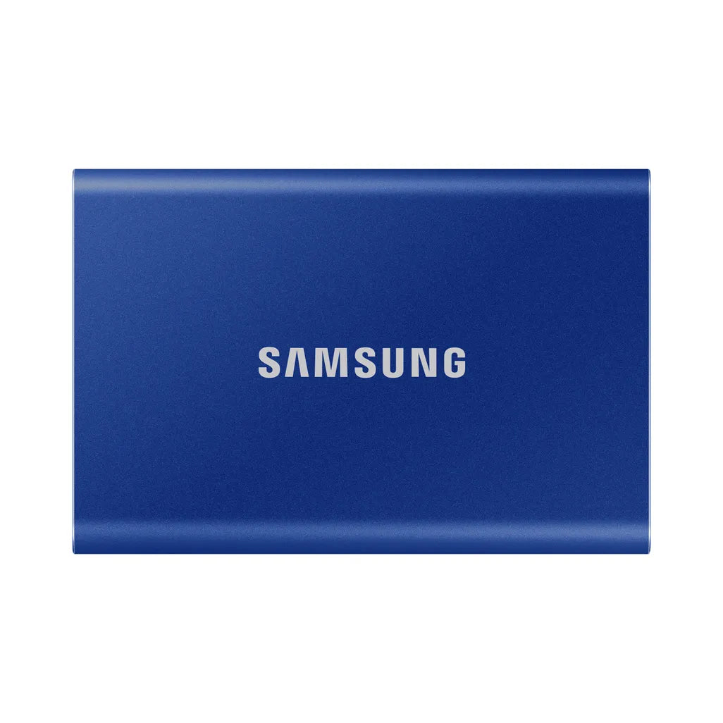 Samsung Portable SSD T7, 1000 GB, USB Type-C, 3.2 Gen 2 (3.1 Gen 2), 1050 MB/s, Password protection, Blue