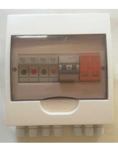 Acconet 250V Protection Box 2 Inputs 1 Outputs 50A Isolator 10A fuses