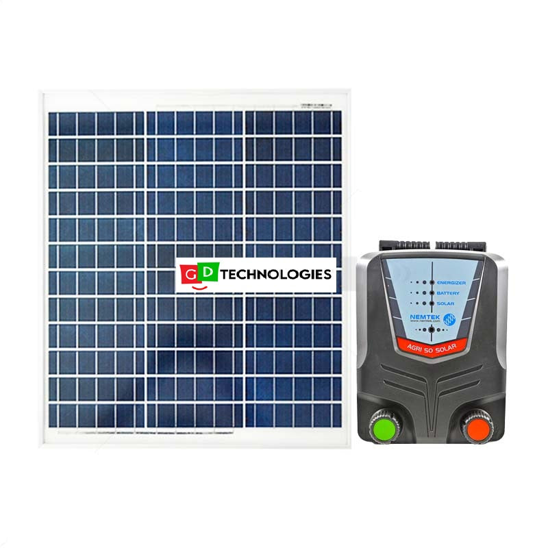AGRI 50 SOLAR ENERGIZER WITH 40W SOLAR PANEL