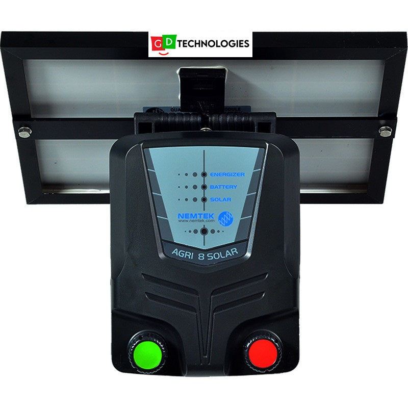 AGRI 8 SOLAR 10 WATT ENERGIZER WITH INTERNAL BATTERY