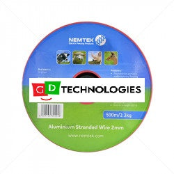 Aluminium Stranded Wire 2.0mm 500m 4.2Kg AW-AL20500STR