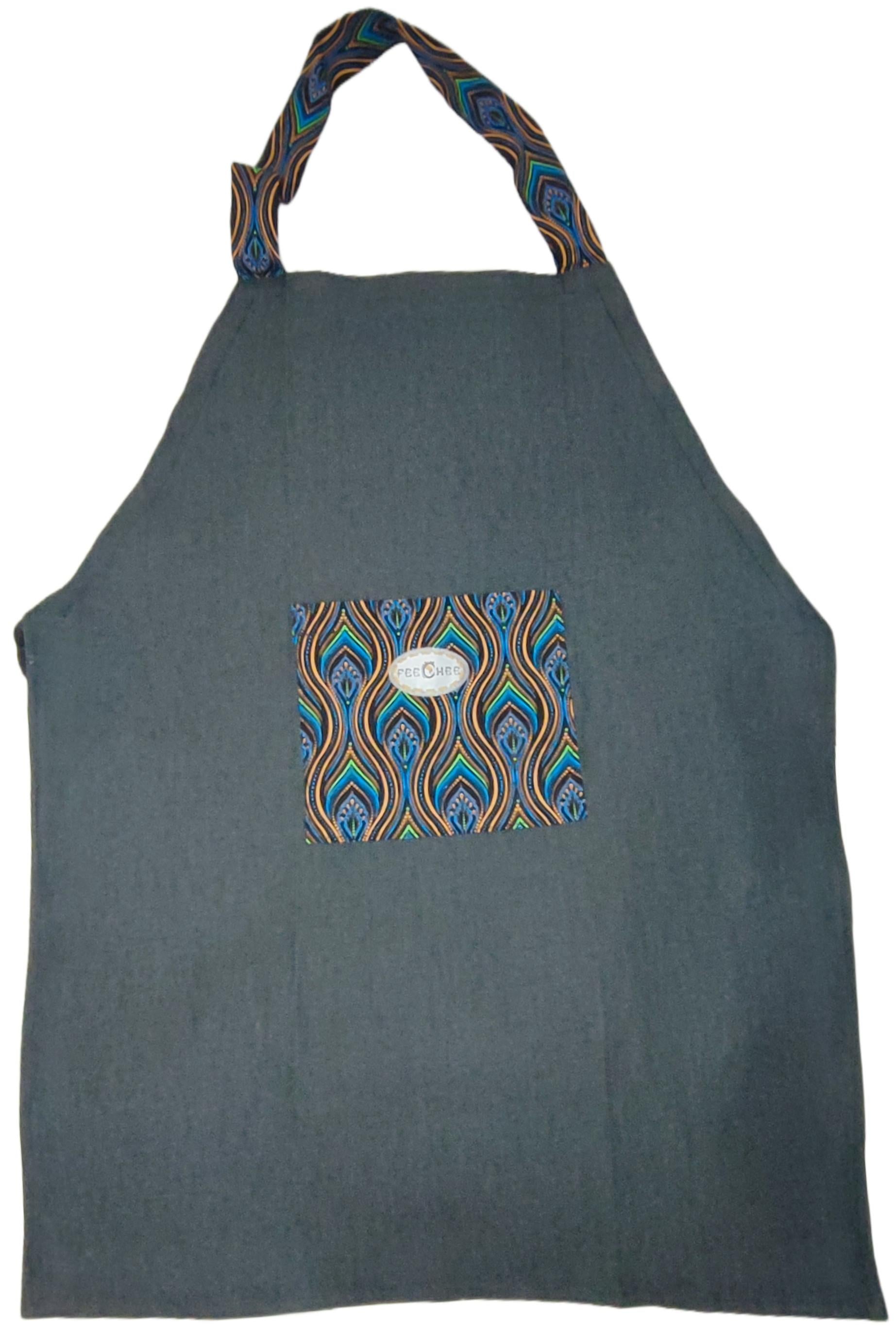 SHWESHWE & DENIM APRON
