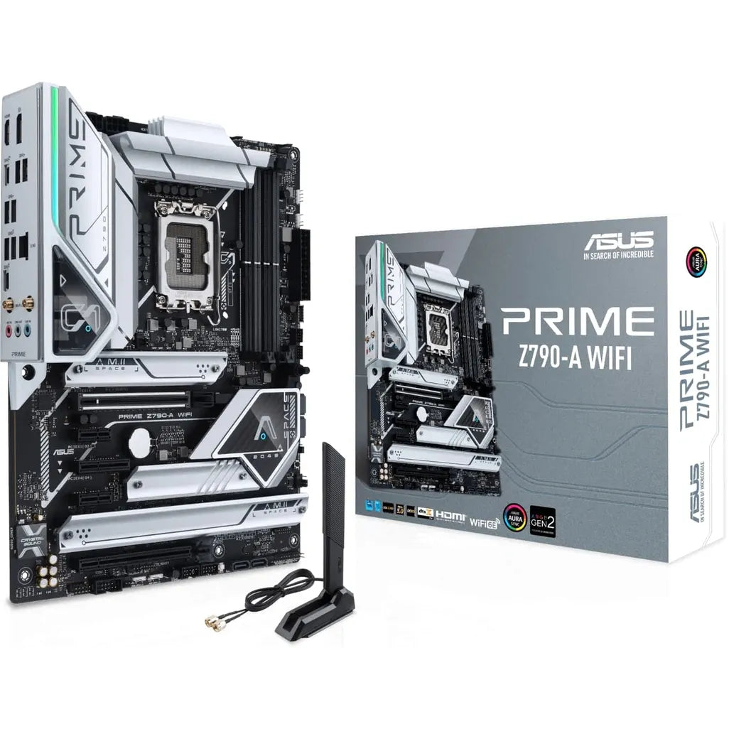 ASUS PRIME Z790-A WIFI, Intel, LGA 1700, Intel® Celeron®, Intel® Core™ i3, Intel® Core™ i5, Intel® Core™ i7, Intel® Core™ i9,..., LGA 1700, DDR5-SDRAM, 128 GB