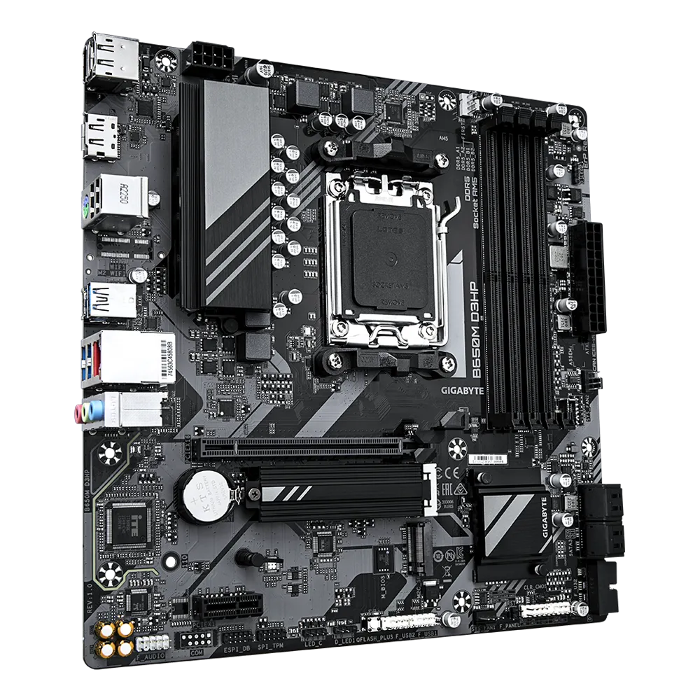GIGABYTE AMD B650 Chipset for AMD AM5; 4x Dual DDR5; 2x M2; 1x HDMI 2x DP - image 2