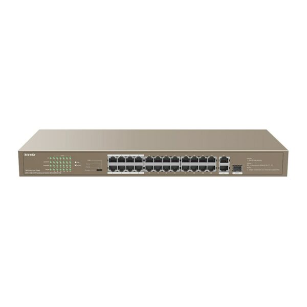 Tenda 24 Port 2 Uplink Smart PoE Switch 250W
