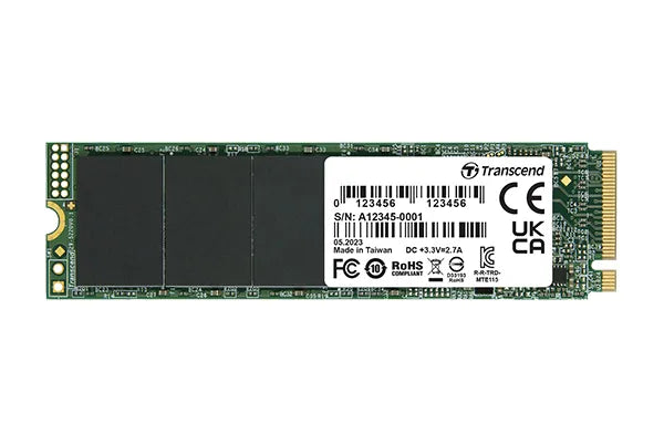 TRANSCEND 500GB MTE115S PCI-E GEN 3x4 M.2 2280 SSD 3D NAND - 3200 MB/s Read 2000 MB/s Write - 200 TBW - image 2