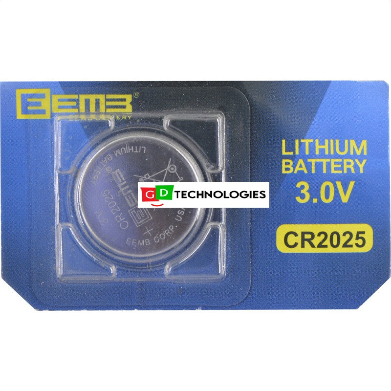 BATTERY - LITHIUM 3V CR2025 20MM