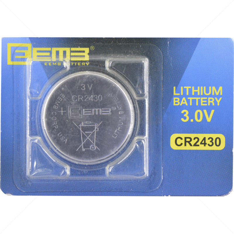 BATTERY - LITHIUM 3V CR2430 24MM