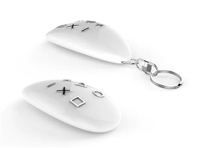 FIBARO Keyfob - Cpmpatible, Battery Powered, Compact Remote Control.