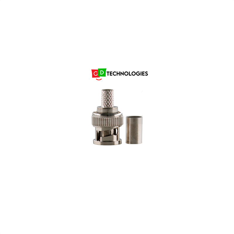 BNC - Crimp Plug 6MM Male (10 Pack)