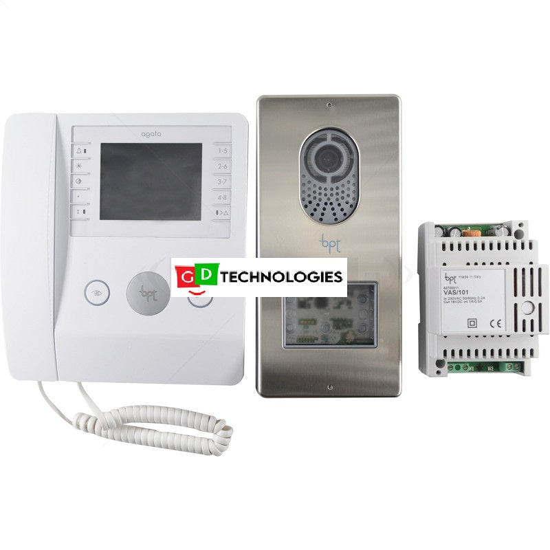 BPT - AGATA VC 3.5" MULTIFUNCTION COLOUR VIDEO INTERCOM KIT