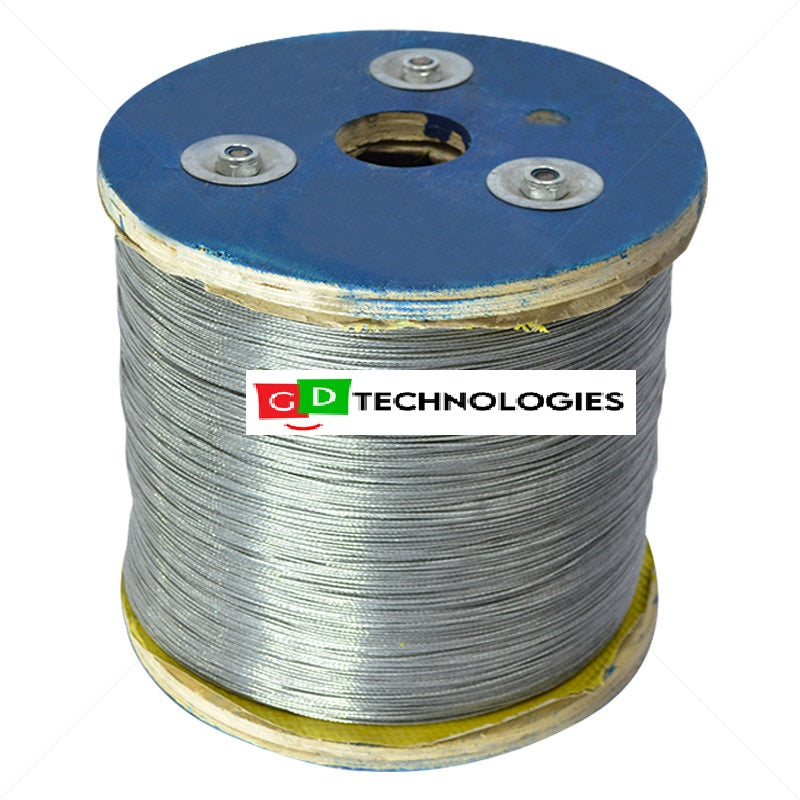 Braided Wire - Galvanised 1.2mm 3000m / 22Kg Reel: EW-T12