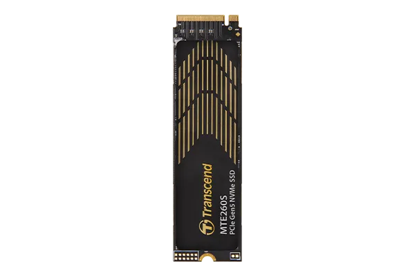TRANSCEND 2TB MTE260S PCI-E GEN 5X4 M.2 NVMe 2280 SSD 3D NAND -14000 MB/s Read 11000 MB/s Write- Graphen Heat Spreader -1500TBW - image 2