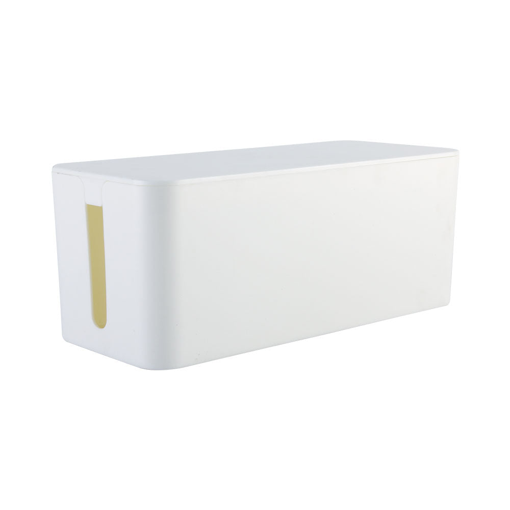 CABLE MANAGEMENT BOX WHITE (MEDIUM)
