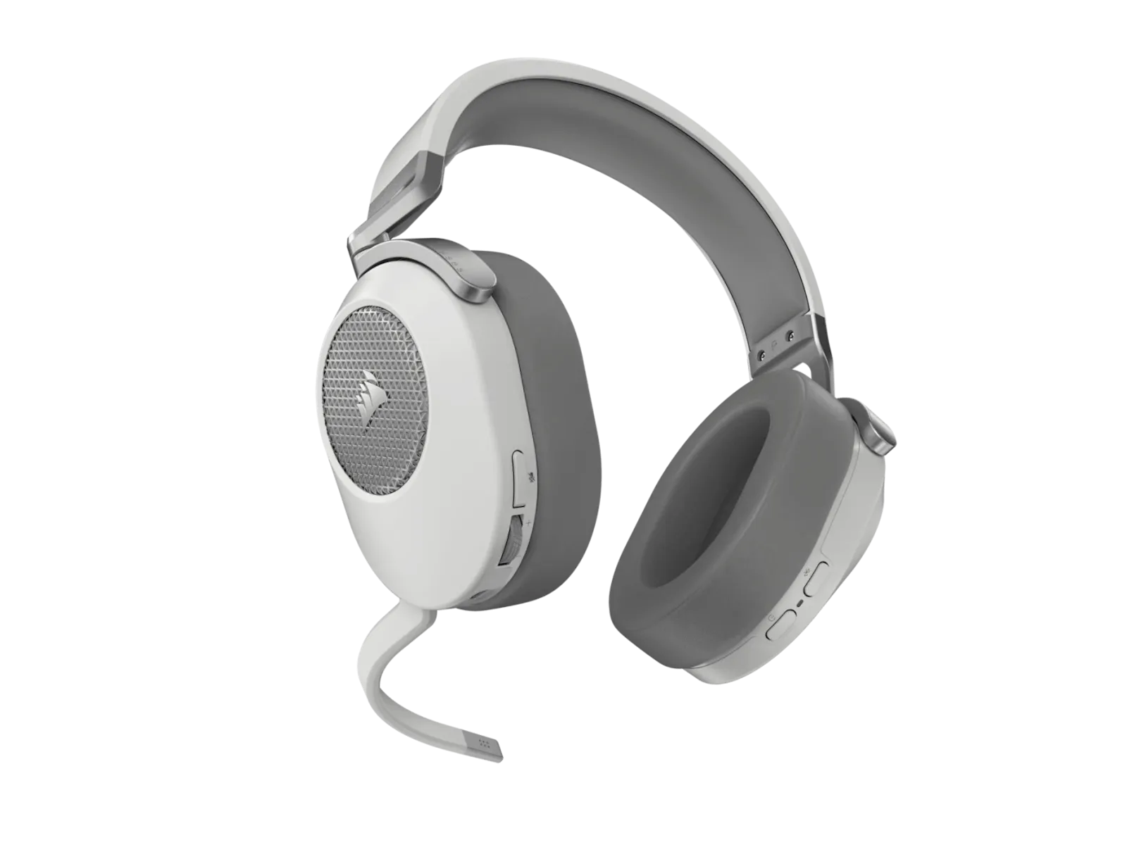 HS65 Wireless Premium White Headset; 50mm Audio Drivers; Omnidirectional Mic - PC/PS. - image 2