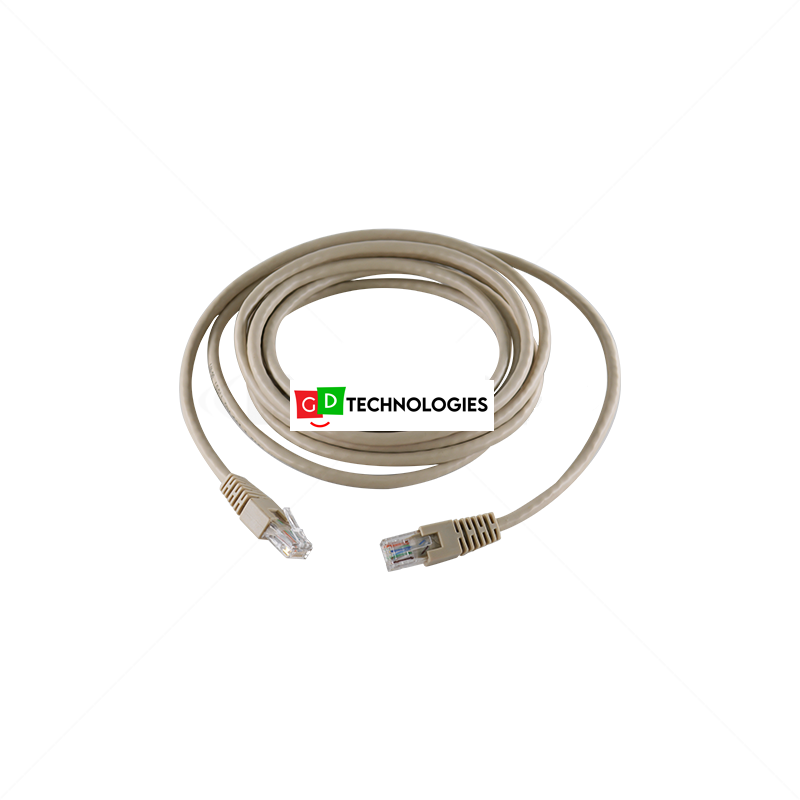 CABLE - CAT5 FLY LEAD GREY / 3M