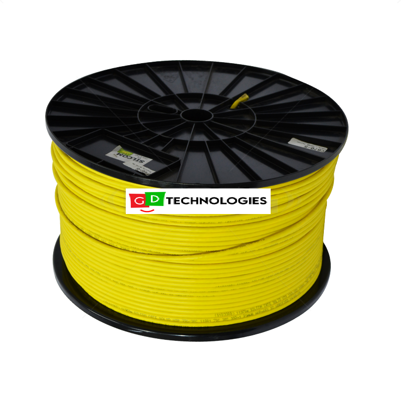 CABLE - CAT6E U/UTP BC 500M YELLOW SOLID