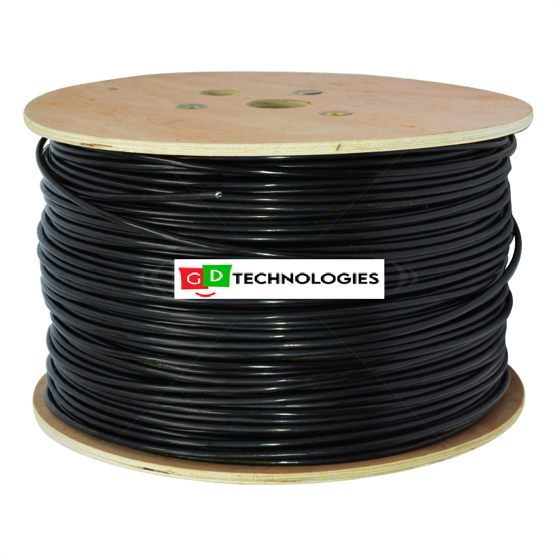 CAT5E S/UTP OUTDOOR UV BLACK - 500m