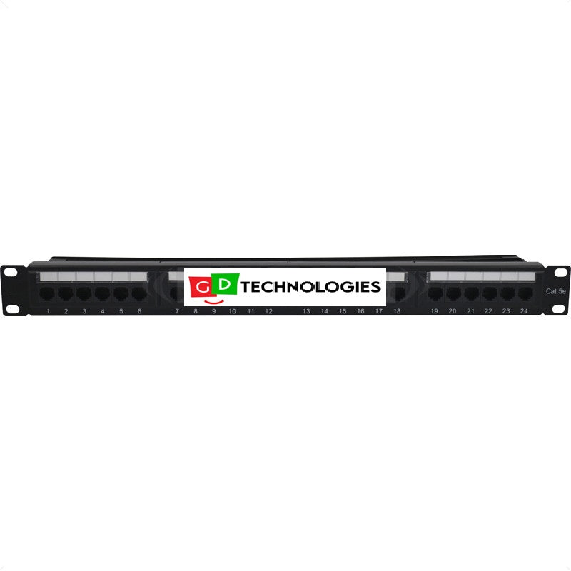CAT5E UTP 24 PORT PATCH PANEL