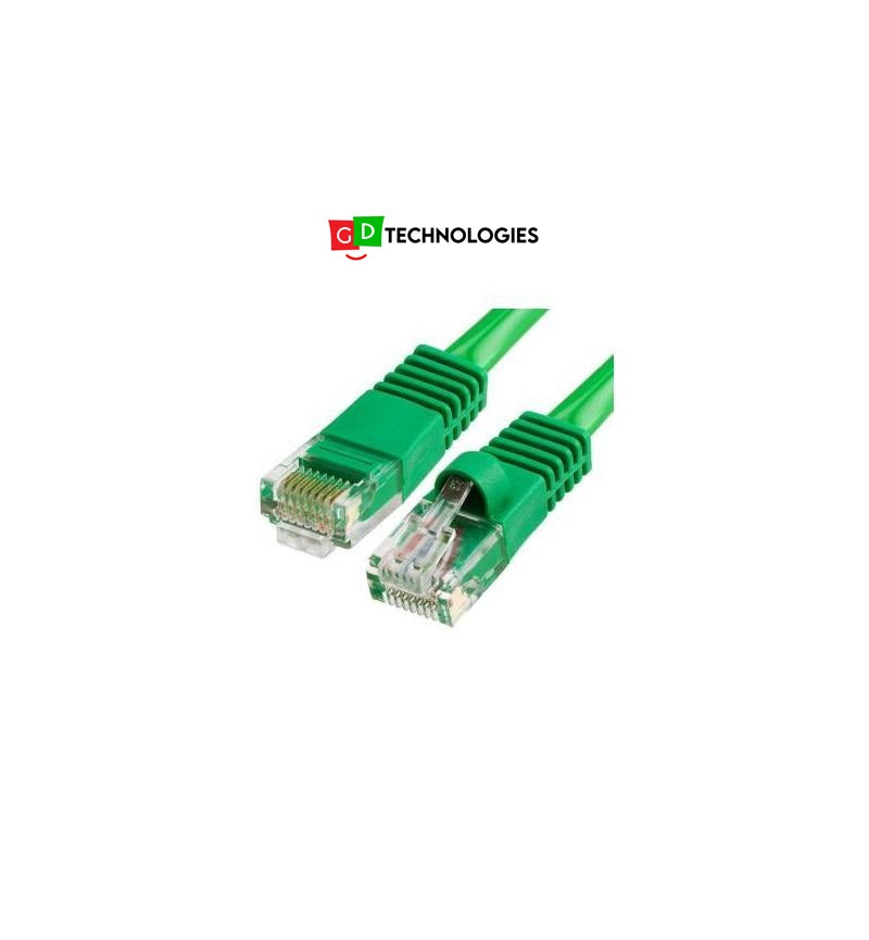 MICROWORLD CAT5E 2M GREEN CABLE