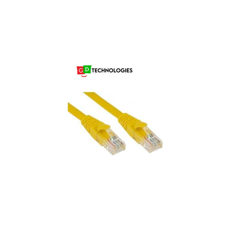 MICROWORLD 2M CAT5E YELLOW CABLE