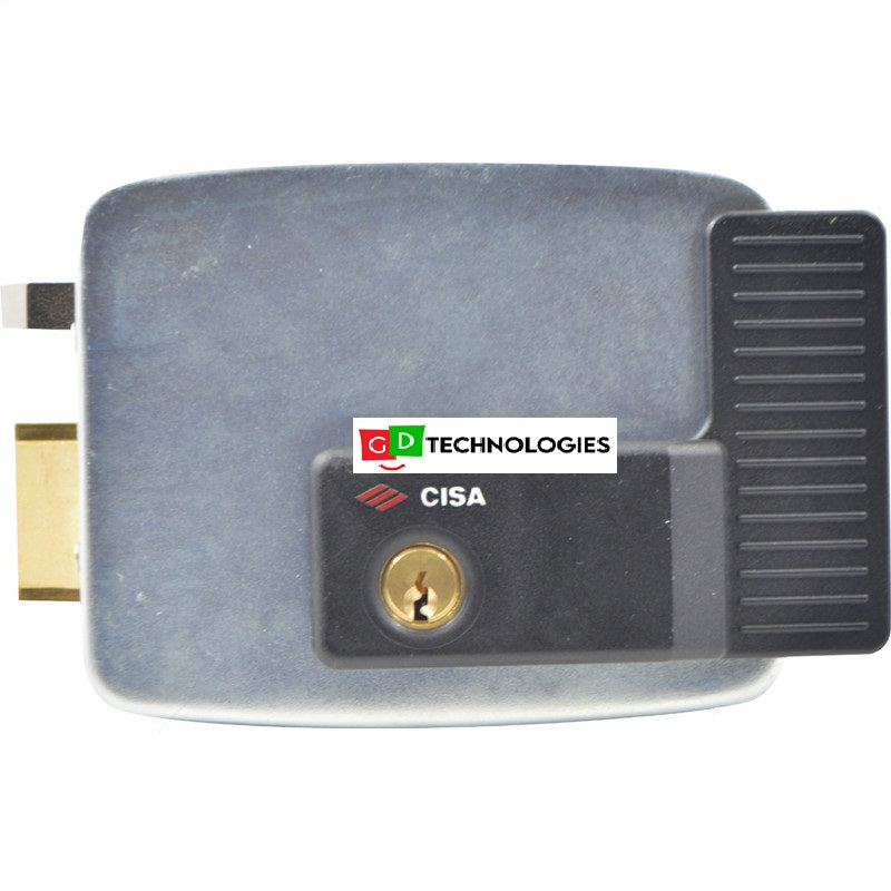 CISA ELECTRIC RIM GATE LOCK OUTWARD OPEN LHS NO PUSH BUTTON 12VAC