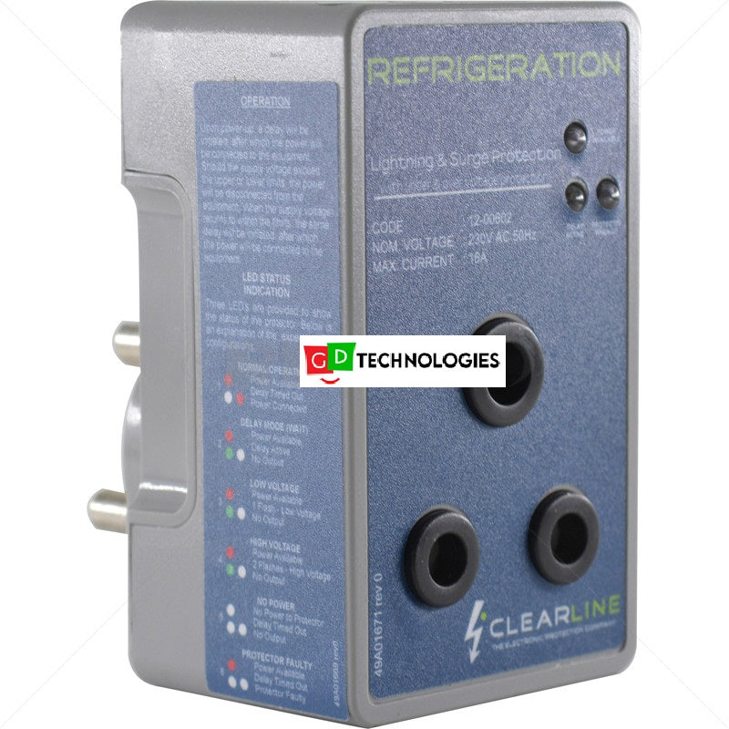 CL MAINS FRIDGE PROTECT SOCKET 16A PLUG-IN 5 MIN DELAY
