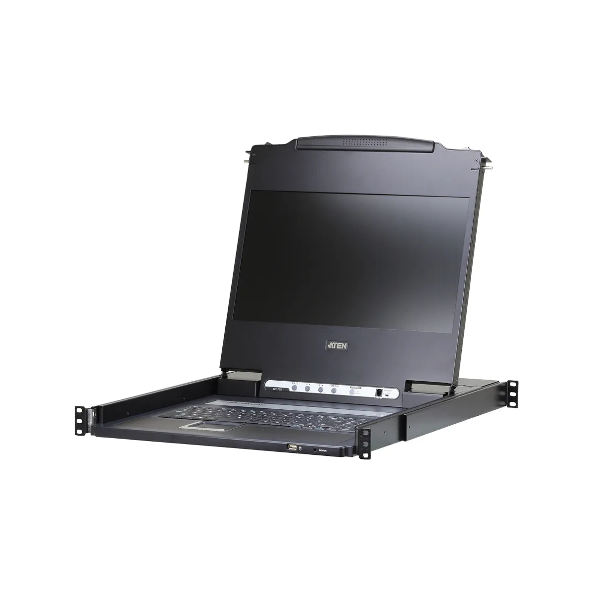 ATEN SINGLE RAIL LCD CONSOLE