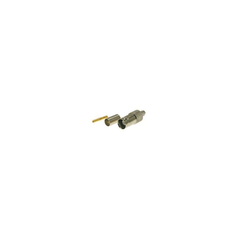 BNC Crimp Connector Female 6mm