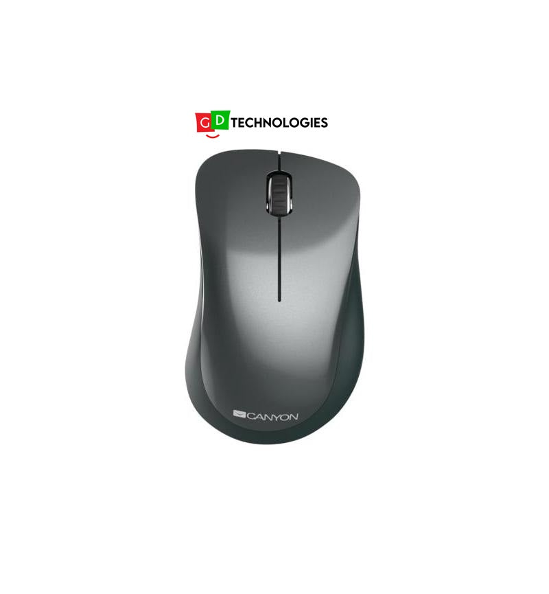 WIRELESS OPTICAL MOUSE WITH PIXART SENSOR - BLACK