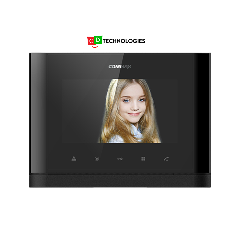 COMMAX 7" CONSOLE BLACK VIDEO INTERCOM ONLY CDV-77M