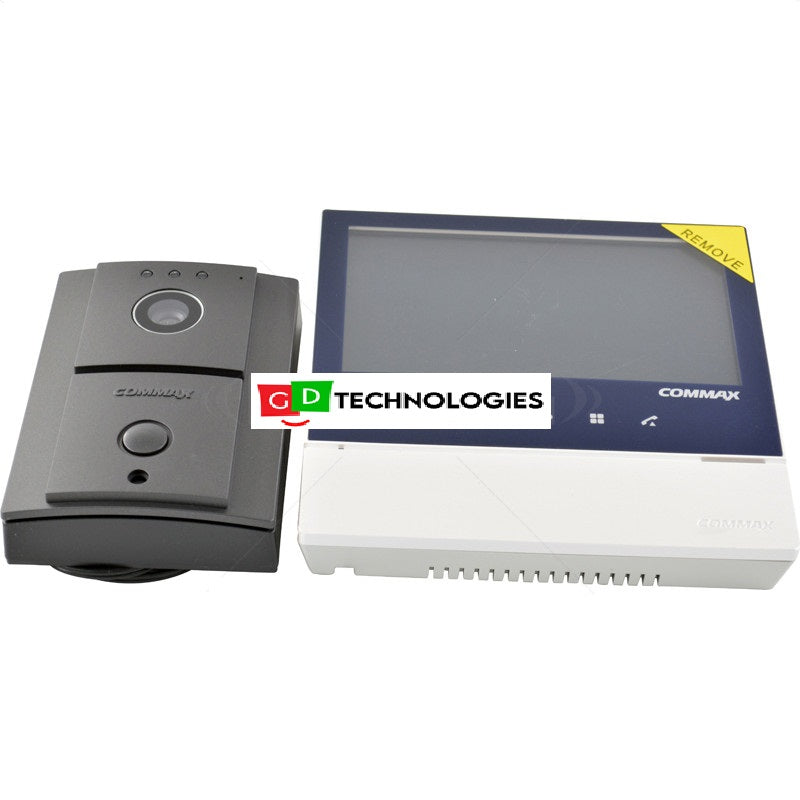 COMMAX COL 7" HANDS FREE TOUCH BUTTON VIDEOLNT KIT CDV-70H/DRC-4L