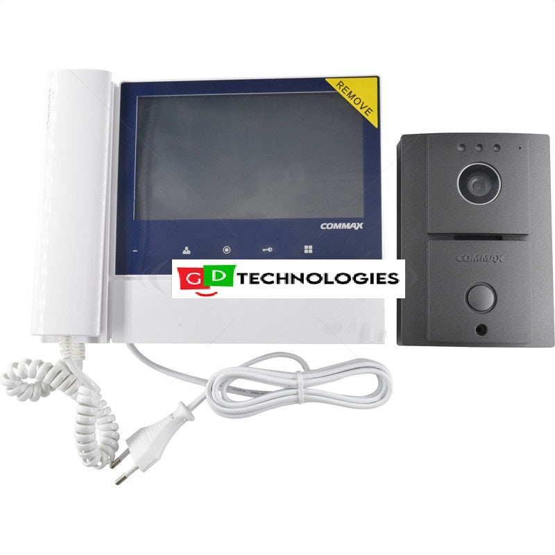 COMMAX COL 7" LED TOUCH BUTTON VIDEO KIT CDV-70N/DRC-4L