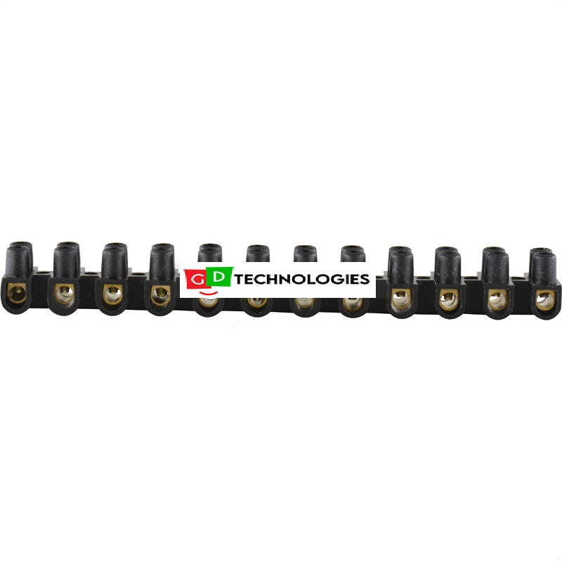 CONNECTOR BLOCK - 6A STD BLACK