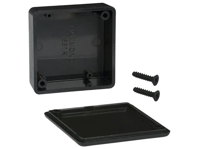 ABS Enclosure 50 x 50 x 20mm IP54 Black