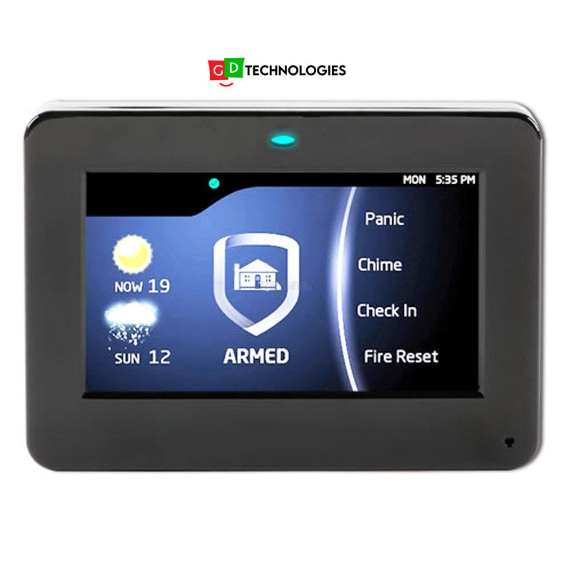 DMP TOUCH SCREEN KEYPAD PROX READER STRIKE RELAY AND 4 ZONES BLACK