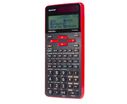 Sharp EL535 Scientific Calculator - 422 Functions- Red