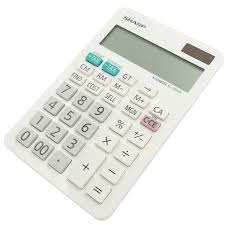 Sharp ElsiMate EL334WB - 12 Digit Desk Calculator