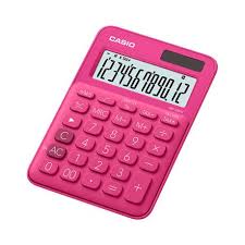 Casio MS-20UC - Desktop calculator 12 Digit - Red