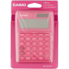 Casio MS-20UC - Desktop calculator 12 Digit - Red