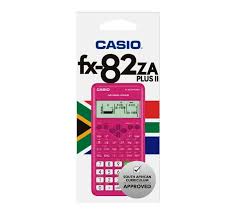 Casio FX-82 ZA Plus II Calculator - Pink