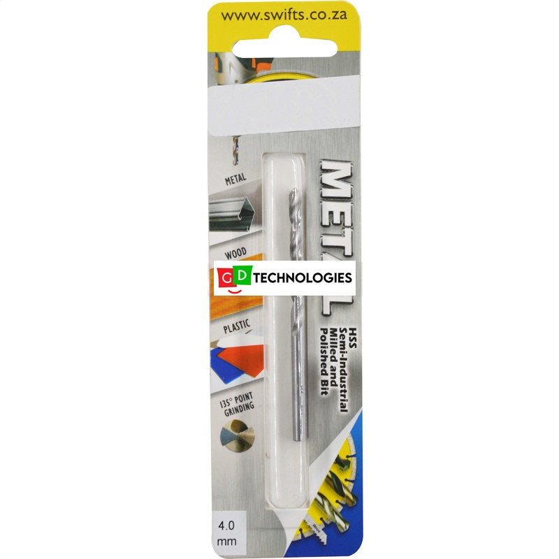 DRILL BIT - STEEL 4MM