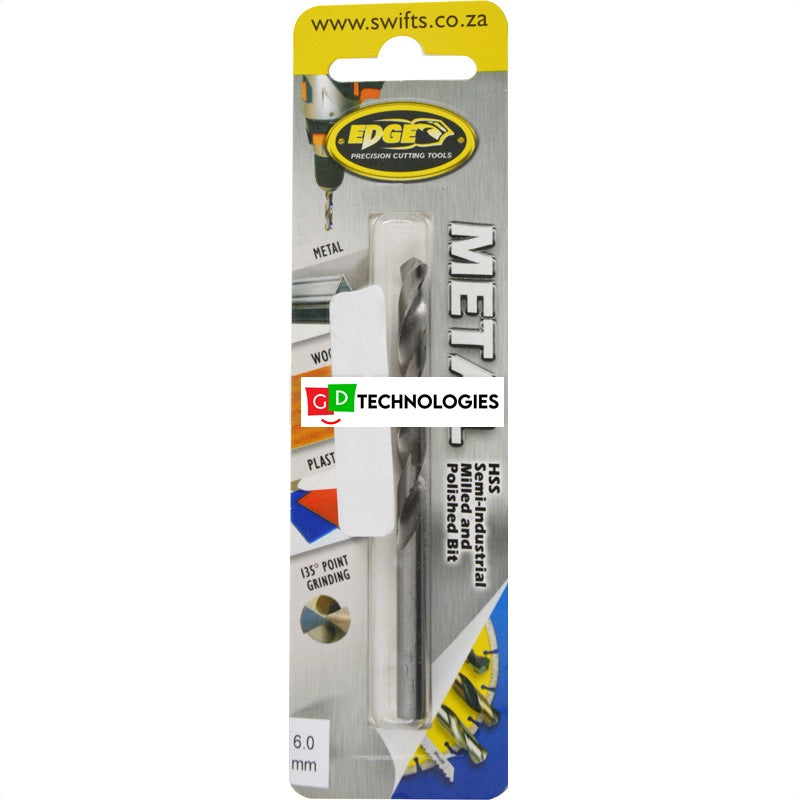 DRILL BIT - STEEL 6MM