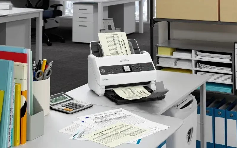 Epson WorkForce DS-730N-Sheetfeed;A4 A3 with stitching Duplex 600x600 DPI 40ppm Duty Cycle 4500;Network & WiFi - image 2