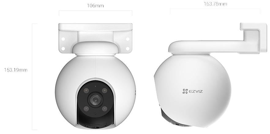 EZVIZ H8 PRO PAN & TILT 2K CAMERA