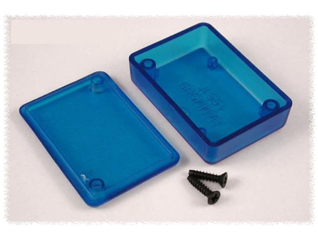 TRANSLUCENT BLUE IP54 ABS ENCLOSURE