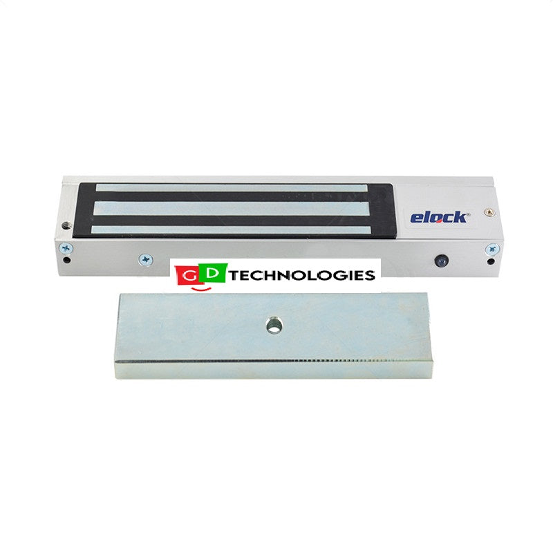 ELOCK INDOOR MAGLOCK 600LBS (272Kg) 12/24VDC MONITORED WITH LED